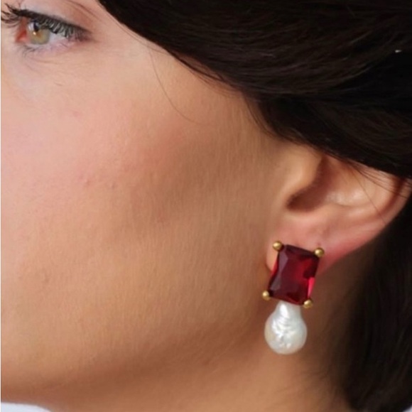 SC JEWELRY Jewelry - Handcrafted Real Pearl Designer Earrings Luxury Jewelry